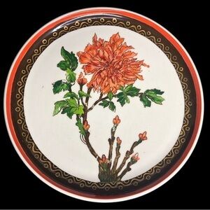 Vintage Lapid Israel Hand Painted 9 3/8” Plate in EUC